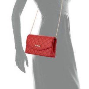 Love Moschino red quilted shoulder bag NWT 👠👠👠